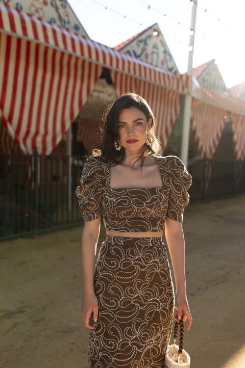 Conjunto Hana marrón